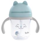 Copo de Transição Alça Canudo Silicone Buba Gatinho 220ml