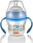 Copo de transicao bico e alca removivel azul fisher-price