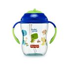 Copo de Treinamento com Canudo First Moments Blueberry Smoothie 270 ml Azul Fisher Price - BB1016