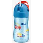 Copo de Treinamento Evolution com Canudo 300ML Azul - Lillo