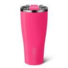 Copo de viagem BrüMate Nav XL 946 ml isolado rosa neon