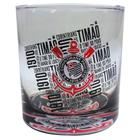 Copo de Whisky Bar Rocks de Vidro Corinthians 305ml na Caixa