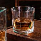 Copo De Whisky Vidro 6 Peças Licor Luxuoso Sofisticado 300ml