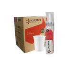 Copo Descartável Branco Copaza 200Ml 100Un Caixa Kit 25