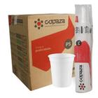 Copo Descartável Branco Copaza 200ml 100un Caixa Kit 25