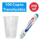 Copo Descartável P/ Água Refrigerante 200 Ml 100 Un