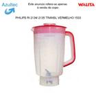 COPO DO LIQUIDIFICADOR WALITA PHILIPS TRANSLUCIDO VERMELHO Código: 5448