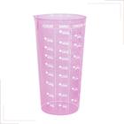 Copo Dosador Graduado Medidor De 500Ml Rosa