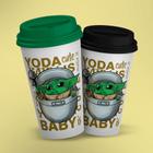 Copo ECO Bucks Baby Yoda - The Mandalorian - ShopC