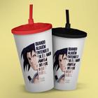 Copo ECO com Tampa e Canudo Frases Sasuke - ShopC