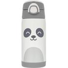 Copo Garrafinha Termica com Canudo Gumy Panda Off White Buba