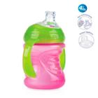 Copo Infantil com Alça e Bico de Silicone 240 ML Nuby Antivazamento