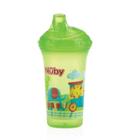 Copo Infantil Com Bico Rígido Verde 270ml Nuby - Cajovil