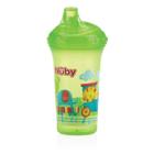 Copo Infantil Decorado com Bico Rígido 270ml - Cor Verde - Nuby