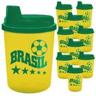 Copo Infantil Futebol 240 Ml 10 Unidades Injetemp