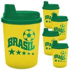 Copo Infantil Futebol 240 Ml 5 Unidades Injetemp