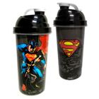 Copo Infantil Shake Superman 580ml Tampa com Rosca