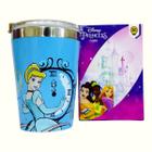 Copo Inox Snap Cinderela Disney 300ml - ZonaCriativa