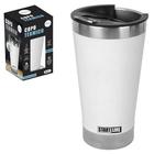 Copo Inox Térmico com Tampa 520 ml Branco - Start Line