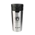 Copo isotermico de aço inox com trava 300ml