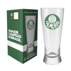 Copo Lager de Vidro para Cerveja. Palmeiras. Alta Qualidade e Design Exclusivo.Ideal para Apaixonados pelo Palmeiras. Licenciamento Oficial.