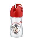 Copo lillo evolution com canudo vermelho 12+m antivazamento 300ml