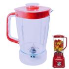 Copo Liquidificador Mondial Turbo L900 W Tampa Vermelha