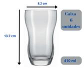 Copo Long Drink Samba 410ml - Nadir - 7627 - 06 unidades