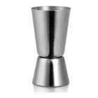 Copo Medidor de Whisky em Aço Inox 4x7cm Capacidade Maior 25,5ml, Menor 12,5ml - KEHOME