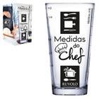 Copo Medidor do Chef de Vidro Graduado 415 ML  Copo de Medidas na caixa