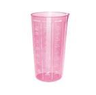 Copo Medidor Rosa Graduado de Plástico 500ml