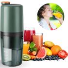 Copo Mini Espremedor De Frutas Processador Suco Portátil 60w