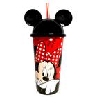 Copo Minnie ou Mickey com Orelhas e Canudo Disney 500ml Plasútil