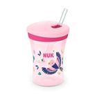 Copo NUK Action Cup Evolution com Canudo 230ml (12M+) Muda de Cor