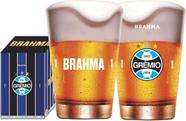 Copo Oficial Grêmio Para Cerveja e Chopp Brahma - 350ml - AMBEV
