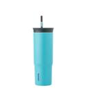 Copo Owala Tumbler Stainless Steel Termica 24Oz/710Ml-Cinza/Azul(Splash Zone)