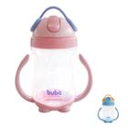 Copo para Bebe com Alças e Canudo em Silicone 300 ml Fone Buba