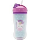 Copo Parede Dupla Animal Fun Unicórnio 320ml 23x10cm Buba