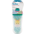 Copo parede dupla com canudo girafa  320ml buba