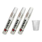 Copo Plástico 180Ml Branco Pacote C 100U Kit 3