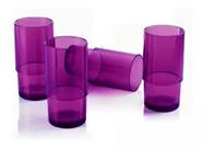 Copo Premier 410 ml Roxo conjunto com 4 unidades - TUPPERWARE