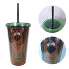 Copo Scooby Doo com Canudo 550mL - BTC Decor