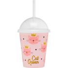 Copo shake c/ canudo 360ml kids