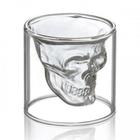 Copo Shot Caveira P/ Dose 75Ml Tequila Whisky Cristal Skull
