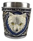 Copo Shot Dosador Lobo Branco 3d Game Of Thrones Inox 30ml