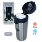 Copo Térmico 380Ml Caneca Inox Com Infusor Para Chá E Café