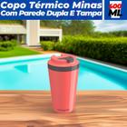 Copo Térmico 400 ML Com Tampa Anti-vazamento Cerveja Café Bebidas