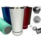 Copo Termico 420ml Caixa Som Bluetooth Tampa Abridor Cerveja