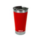 Copo Térmico 473Ml Inox Startline Cerveja Gelado - Vermelho - HDL