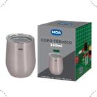 Copo Térmico Aço Inox 360ml Com Tampa Bebida Gelada Quente Cerveja Café - Casa Moah Festas Aniversários